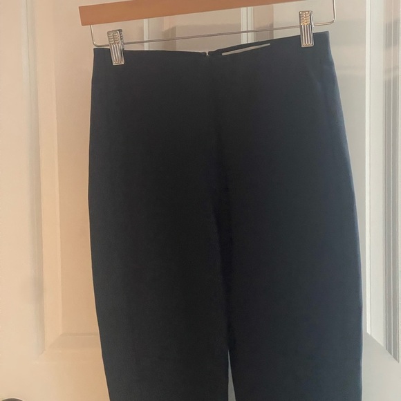 Derek Lam 10 Crosby SULLIVAN Navy Blue Ponte High Waist Ankle Pants Cropped Sz 2 - Picture 5 of 13